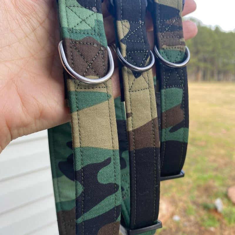 Green Camouflage Dog Collar by Dixie Lane, Camo Collar